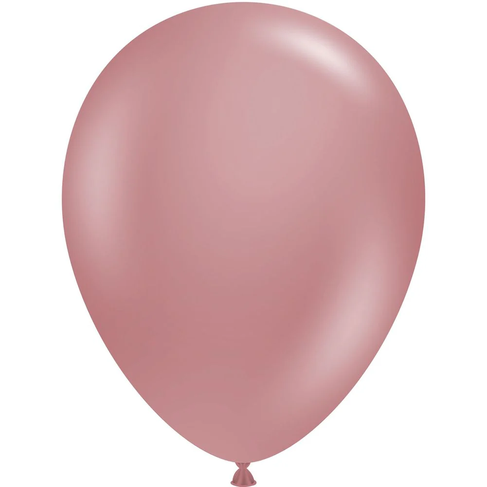 Tuftex 11" Canyon Rose Pastel Latex Balloons (100ct)
