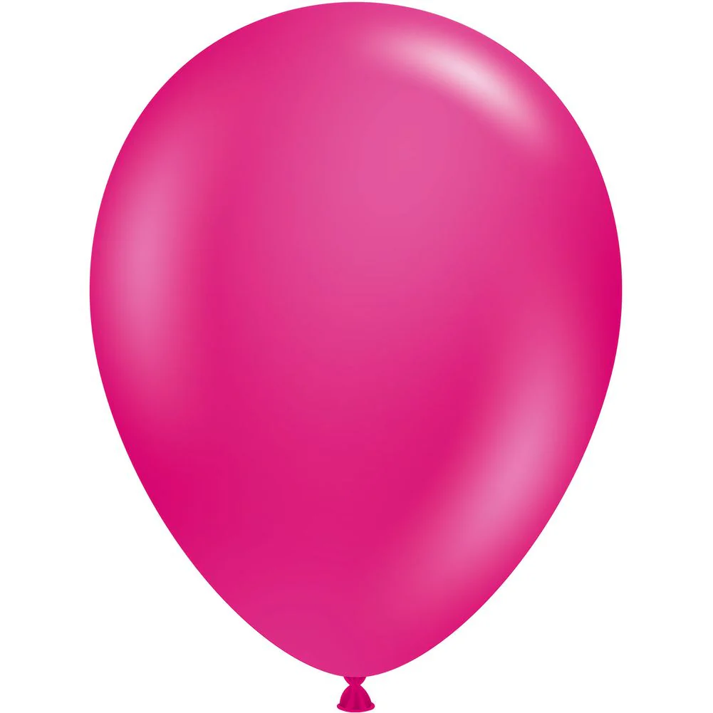 Tuftex 11" Crystal Magenta Latex Balloons (100ct)