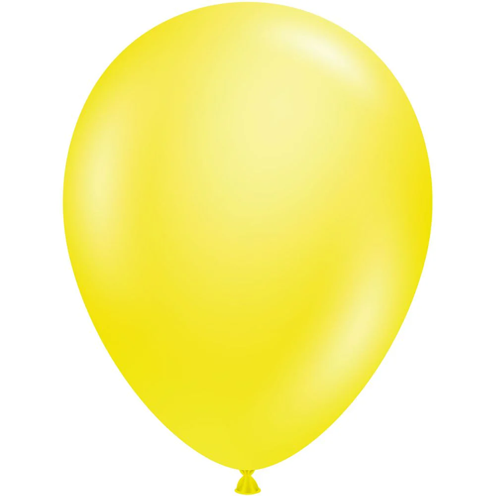 Tuftex 11" Crystal Yellow Latex Balloons (100ct)