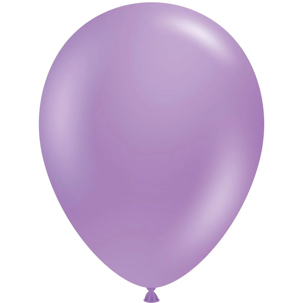 Tuftex 11" Metallic Lilac Latex Balloons (100ct)
