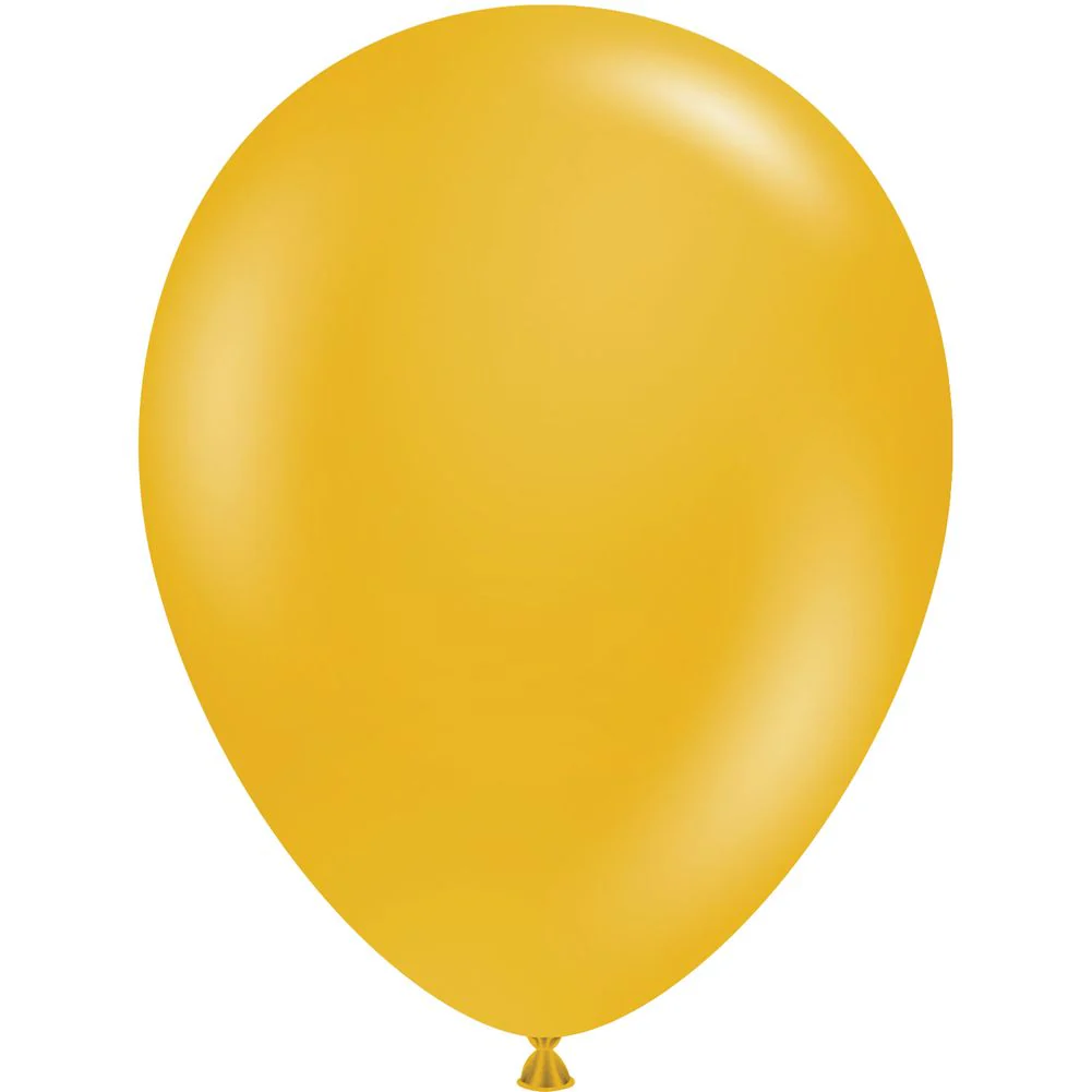 Tuftex 11" Mustard Pastel Latex Balloons (100ct)
