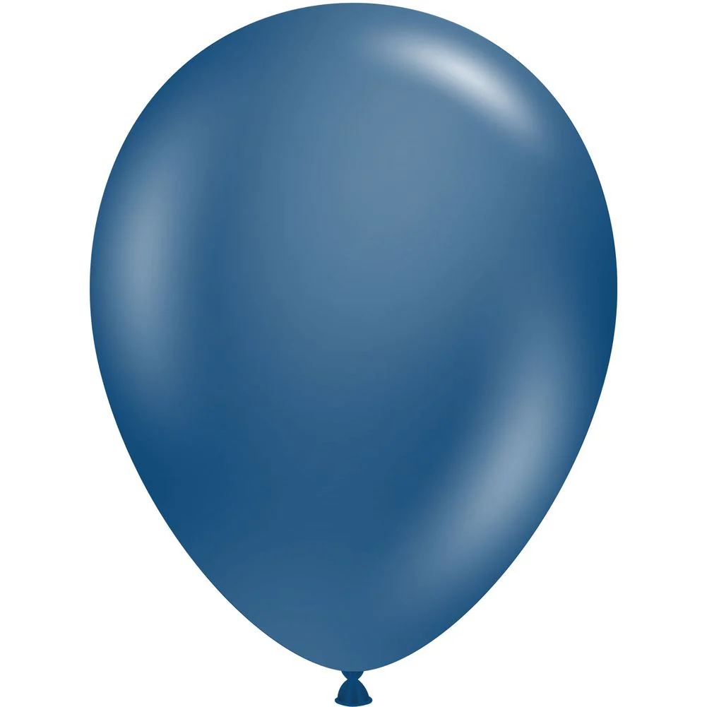 Tuftex 11" Navy Pastel Latex Balloons (100ct)