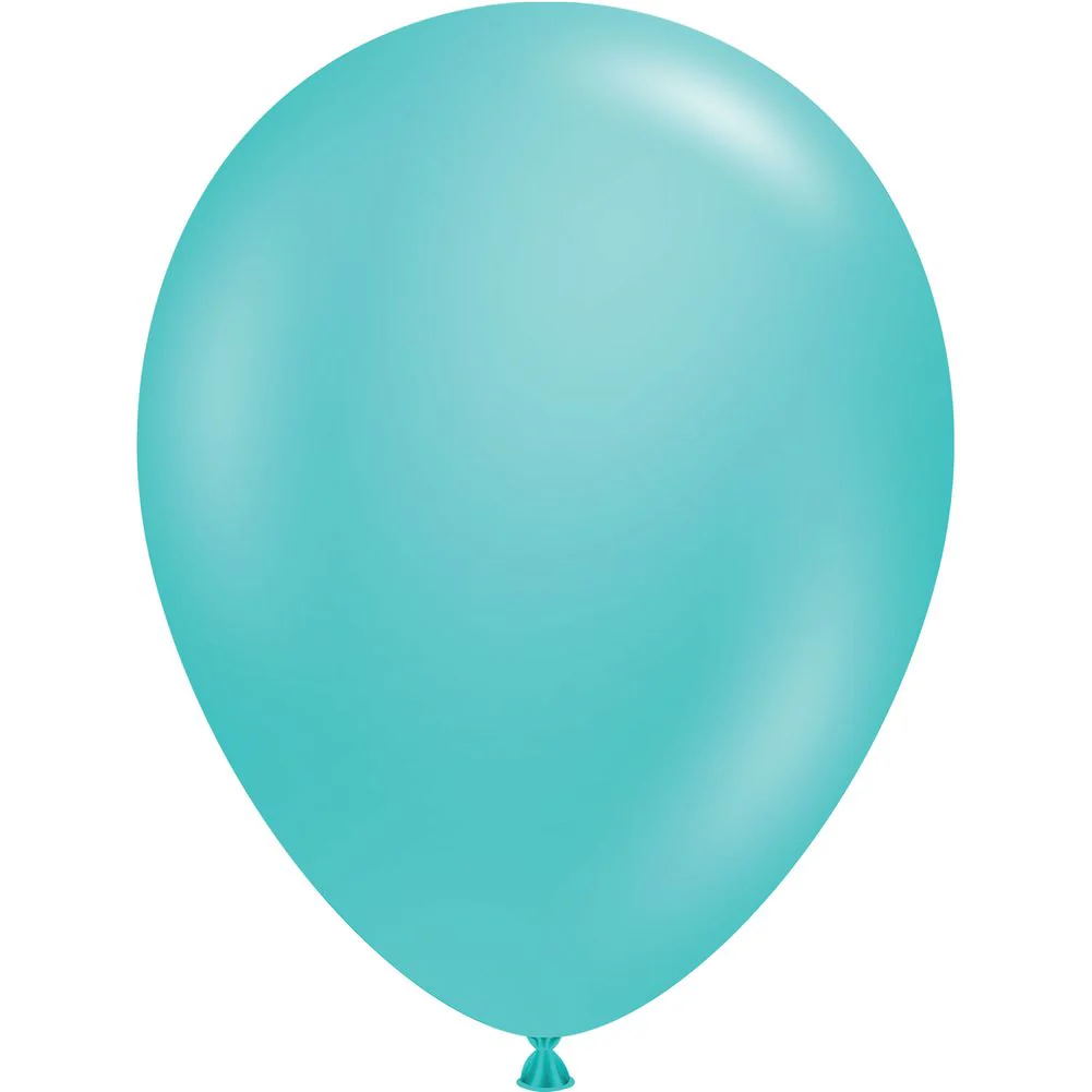 Tuftex 11" Metallic Seafoam Latex Balloons (100ct)