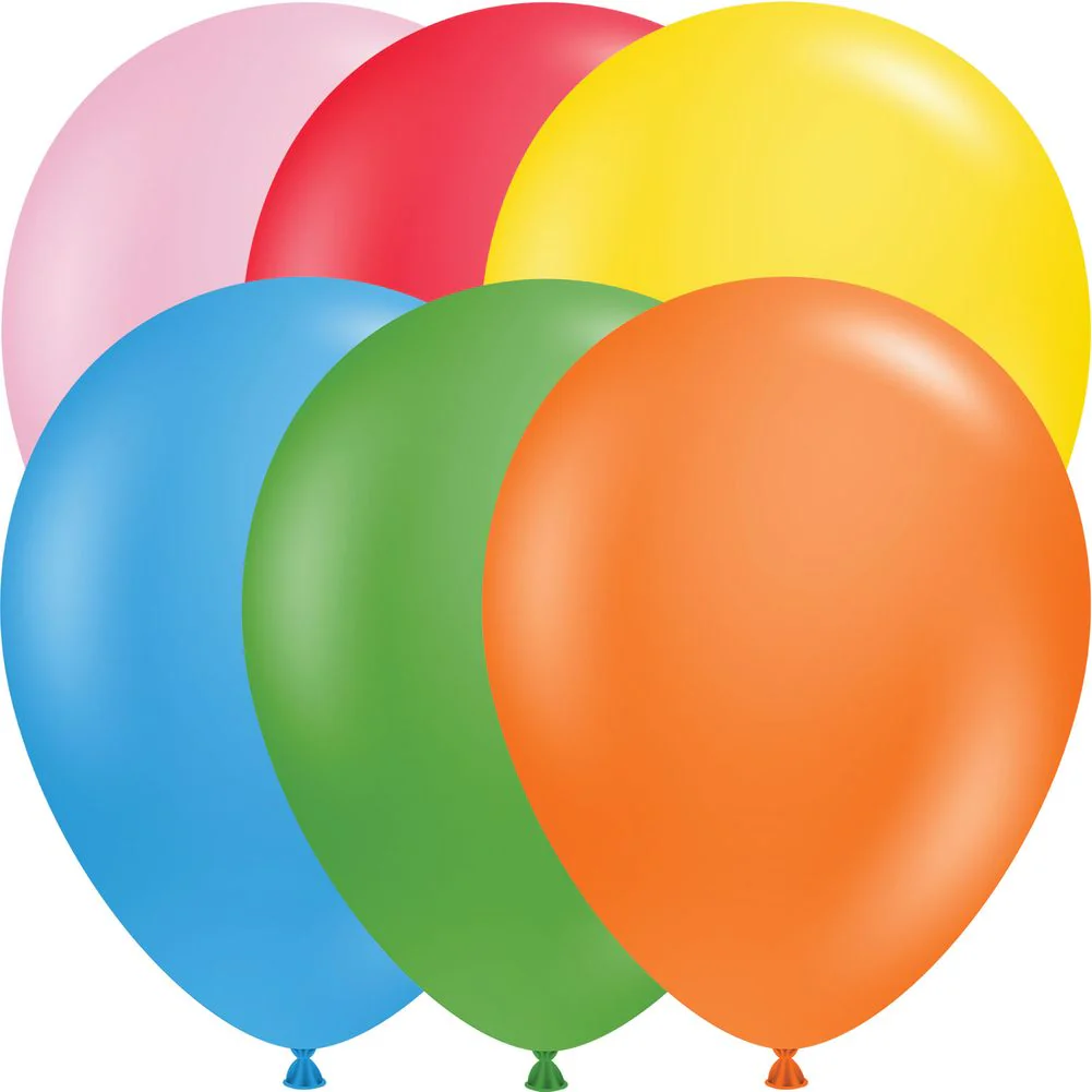 Tuftex 11" Standard Asst Latex Balloons (100ct)