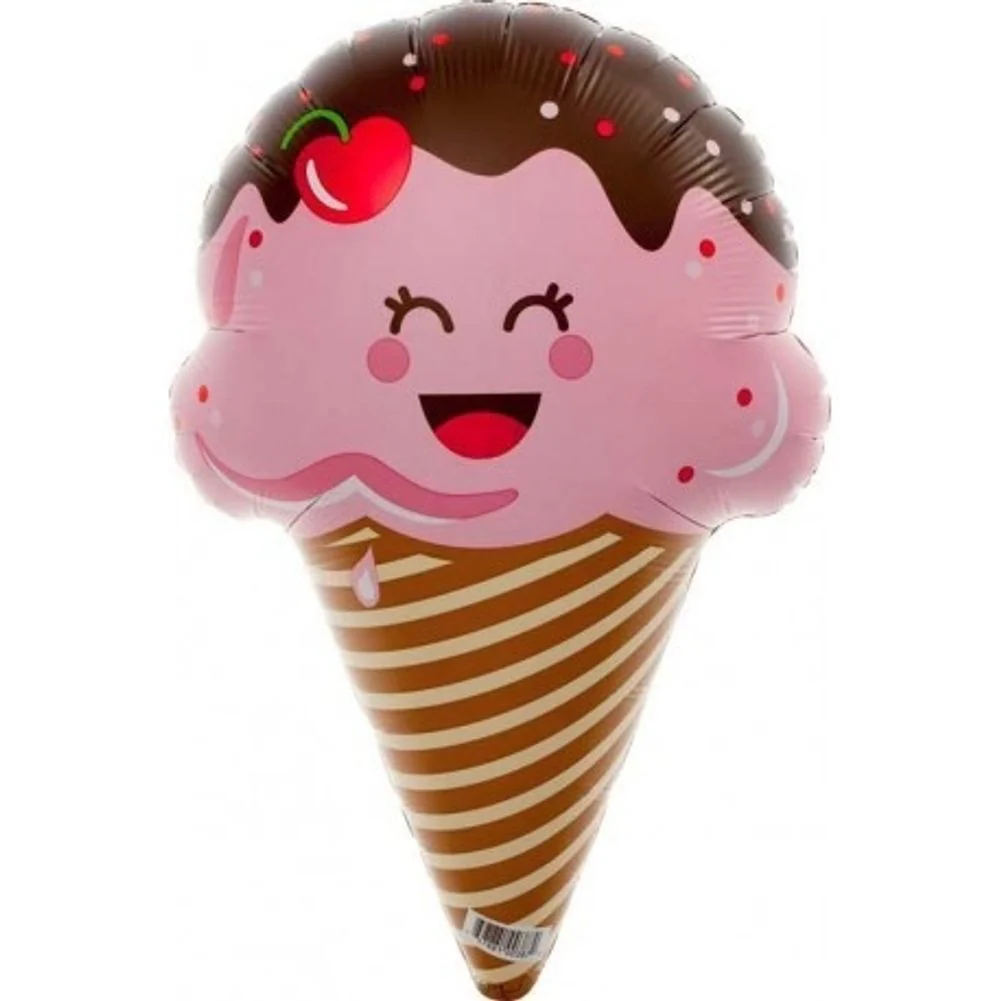 14" Air-Filled Balloon - Ice Cream Cone