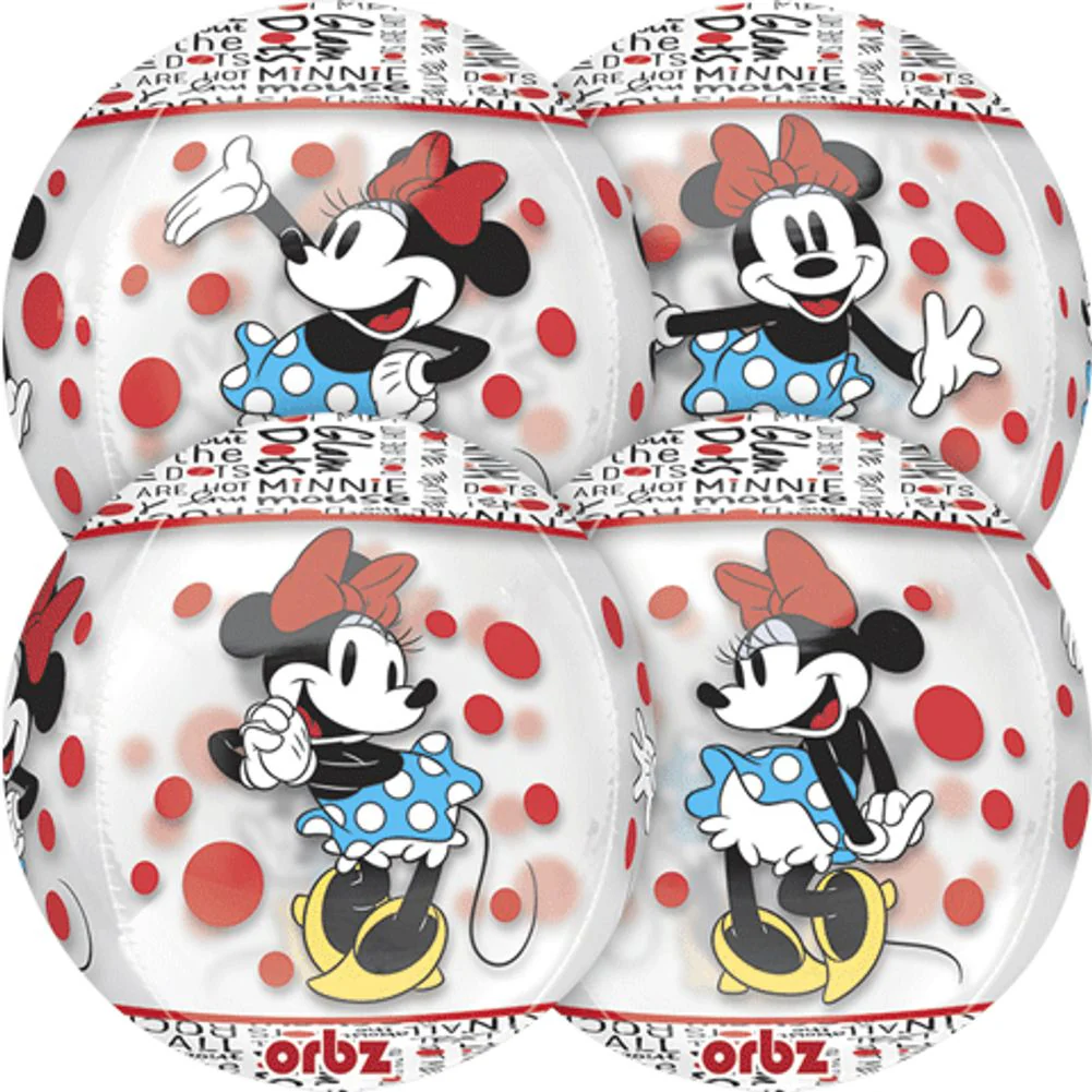 15" MINNIE MOUSE CLEAR ORBZ