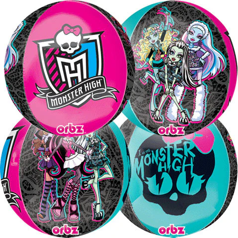 15" Monster High Orbz Balloon