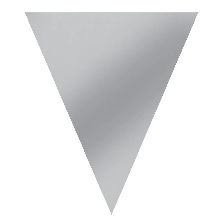 15' Silver Pennant Banner