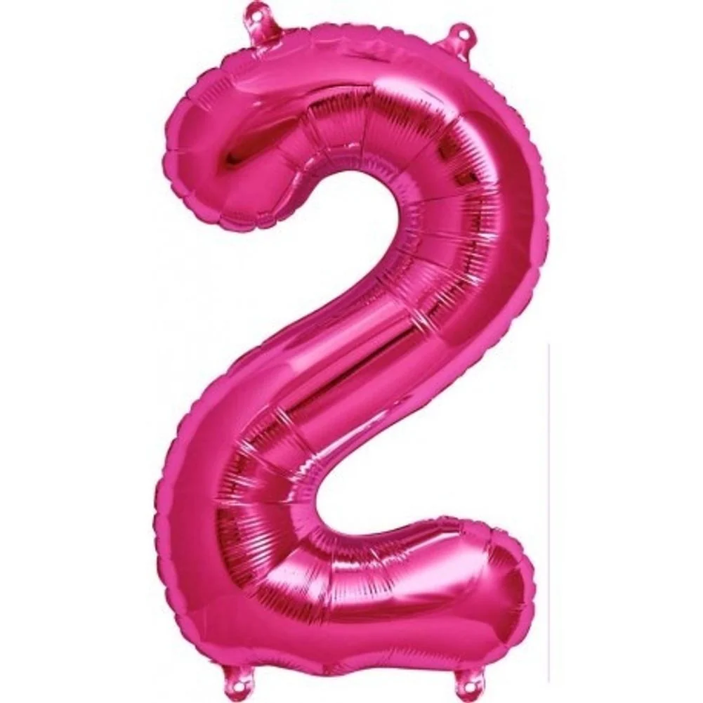 16" #2 Balloon - Magenta
