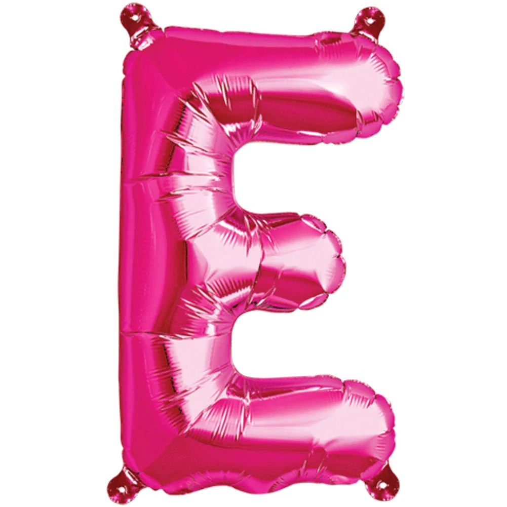 16" LETTER E MAGENTA