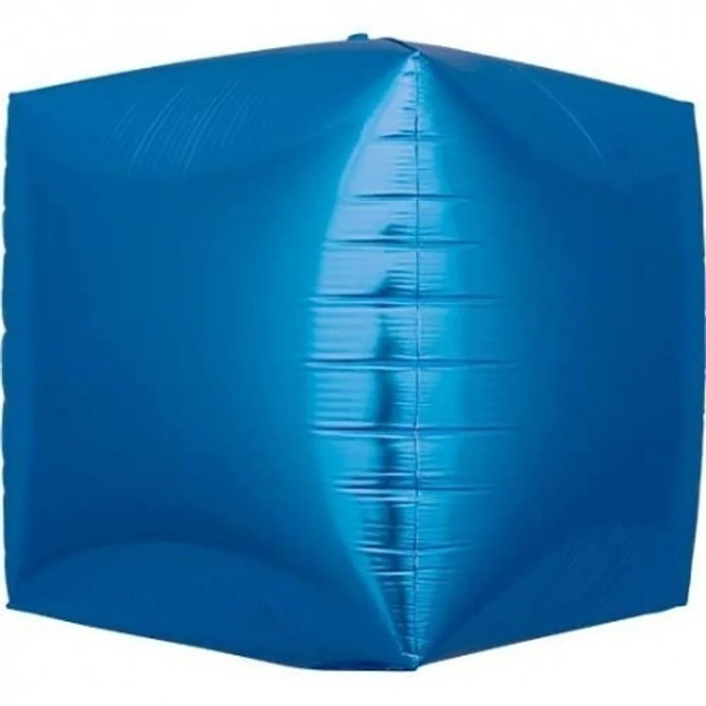 17" Blue Cube Balloon