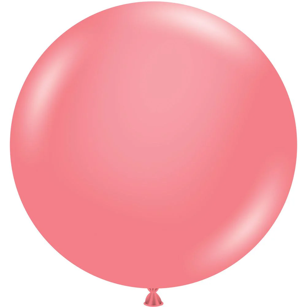 Tuftex 17" Coral Pastel Latex Balloons (50ct)