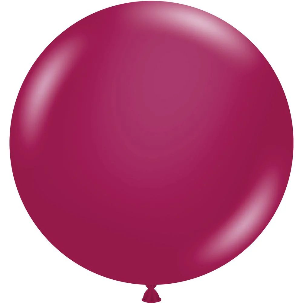 Tuftex 17" Crystal Burgundy Latex Balloons (50ct)