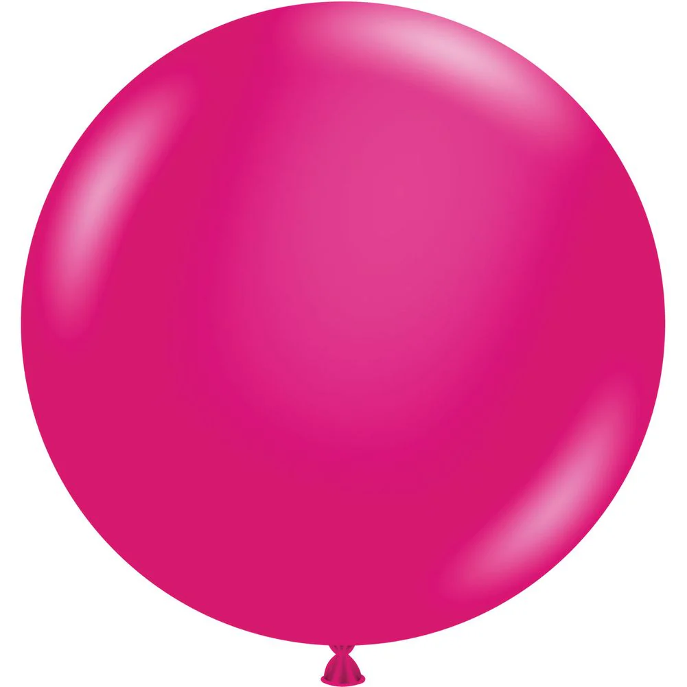 Tuftex 17" Crystal Magenta Latex Balloons (50ct)