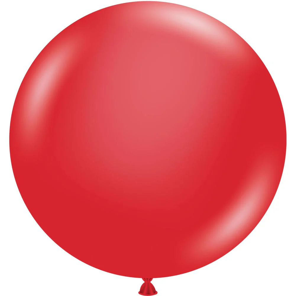 Tuftex 17" Crystal Red Latex Balloons (50ct)