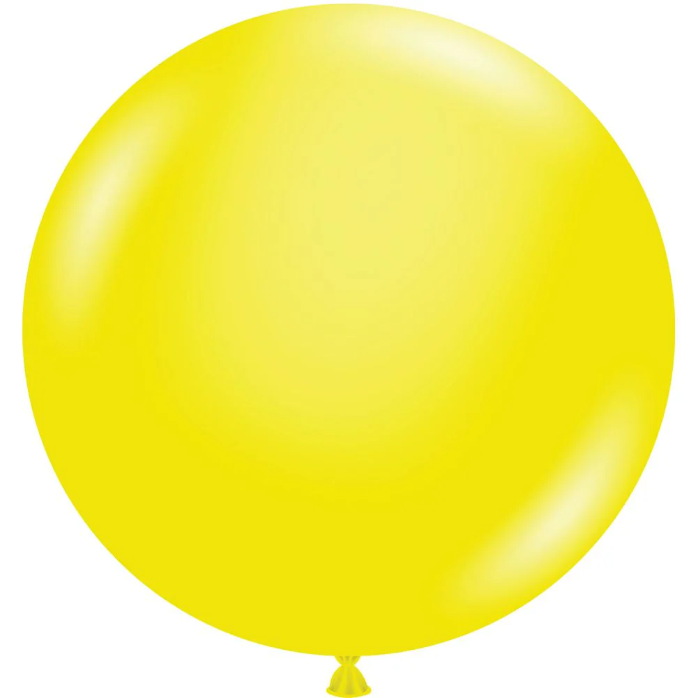 Tuftex 17" Crystal Yellow Latex Balloons (50ct)