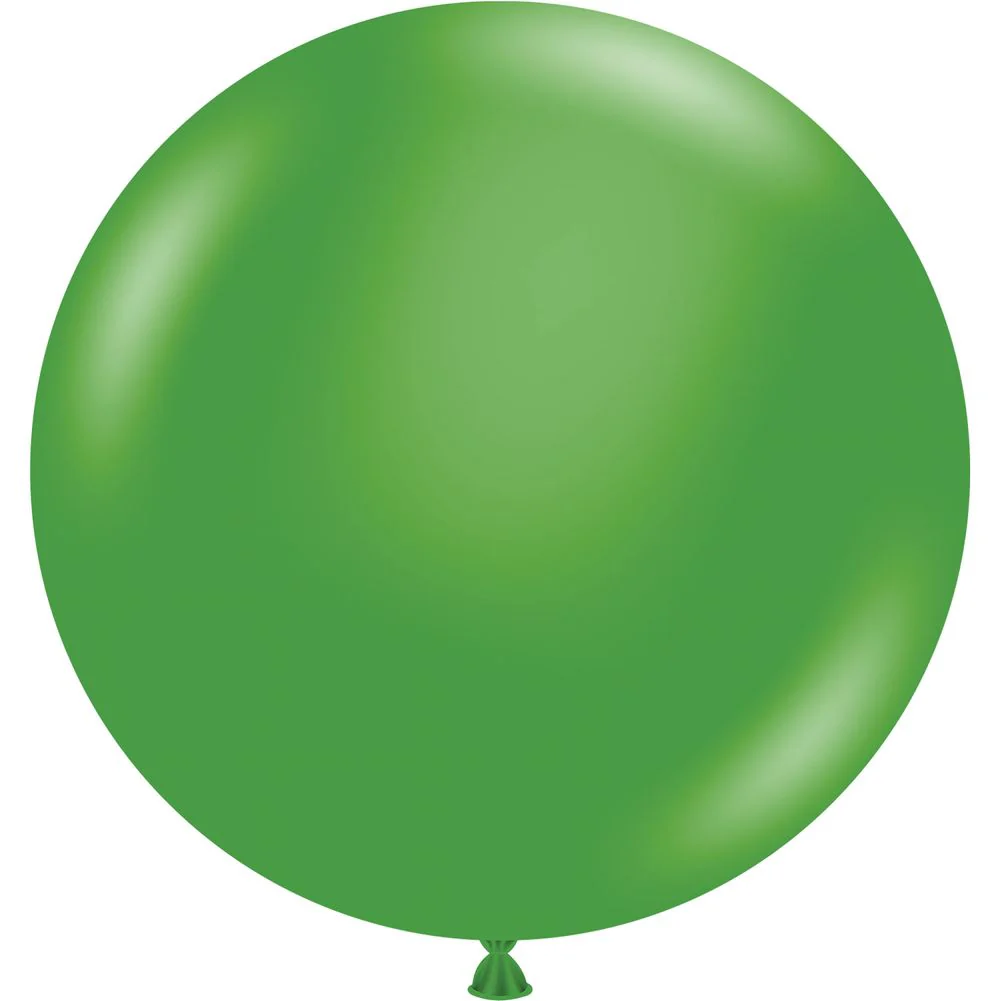 Tuftex 17" Green Standard Latex Balloons (50ct)