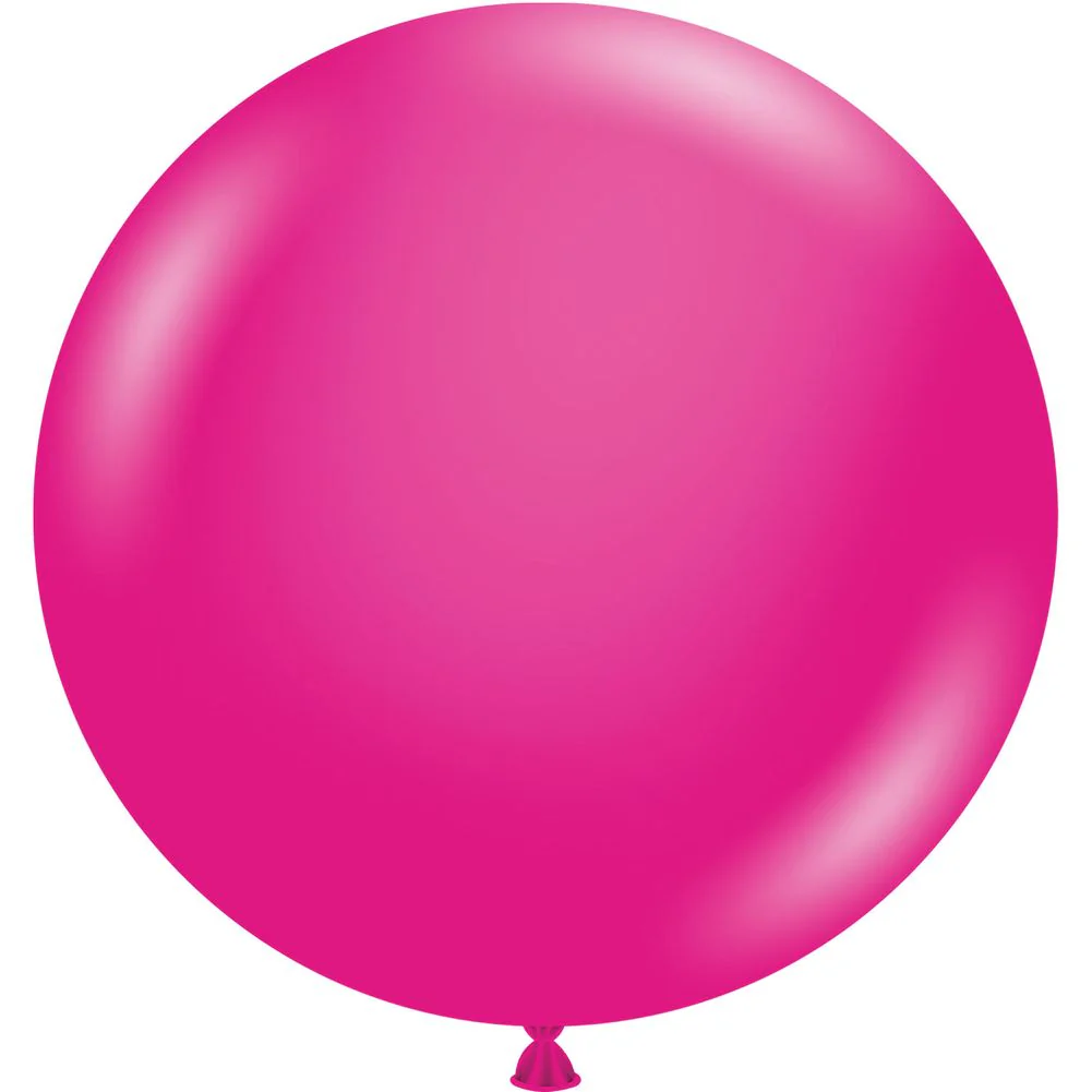 Tuftex 17" Hot Pink Pastel Latex Balloons (50ct)