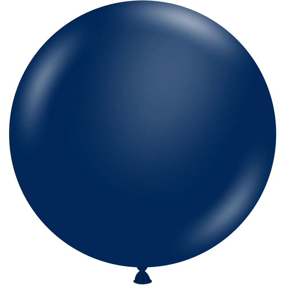 Tuftex 17" Metallic Midnight Blue Latex Balloons (50ct)