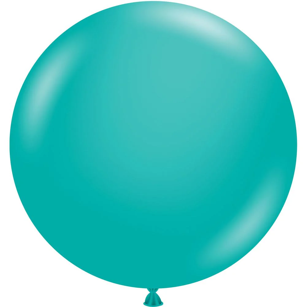Tuftex 17" Teal Pastel Latex Balloons (50ct)