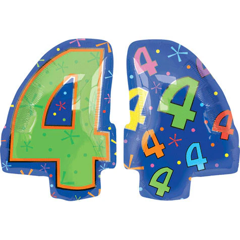 18" 4 Multi-color Junior Shape