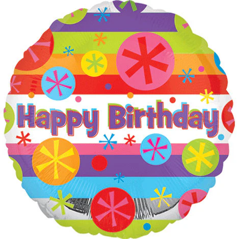 18" Birthday Bright Bursts Vlp Hx - Image 2