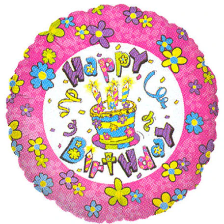 18" Birthday Cake Flowers