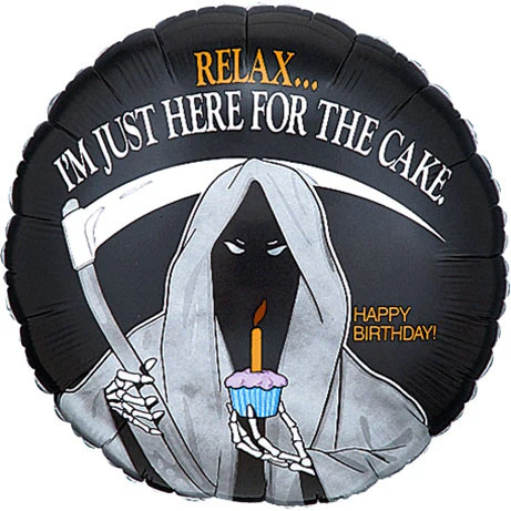 18" Birthday Grim Reaper