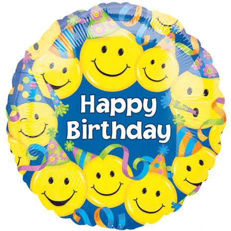 18" Birthday Smiles Vlp