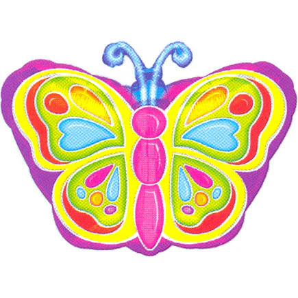 18" Bright Butterfly Shape