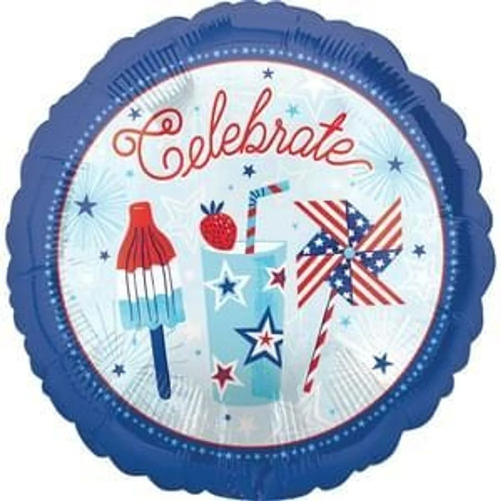 18" Celebrate USA Foil Balloon