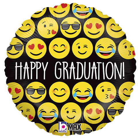 18" EMOJI GRADUATION