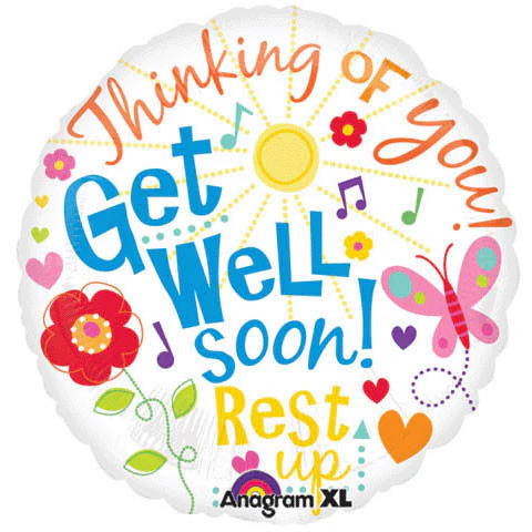 18" Get Well Messages