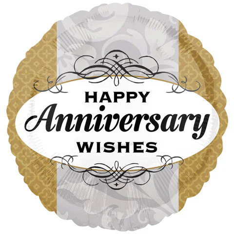 18" Gold & Silver Anniversary Vlp