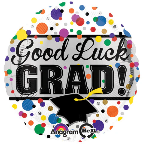 18" GRAD GOOD LUCK HX