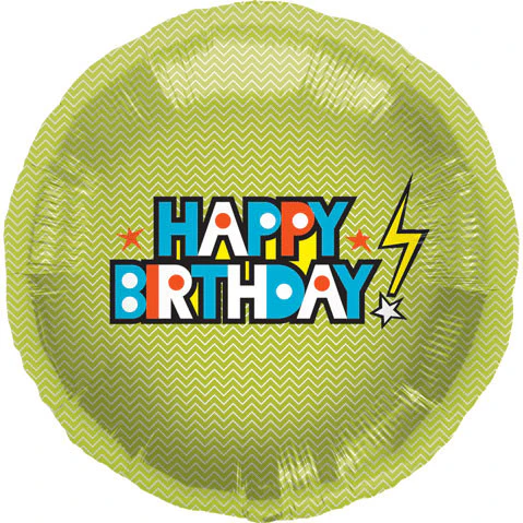 18" Happy Birthday Bolt