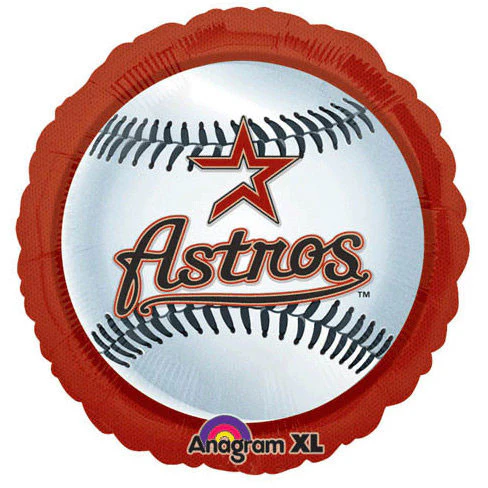 18" Houston Astros Colored Baseball