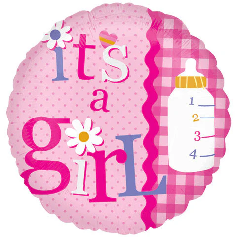 18" It's A Girl Rick Rack Vlp