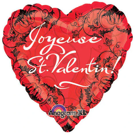 18" Joyeuse St. Valentin Foil Balloon