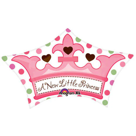 18" Little Princess Crown Flat Junior Shape