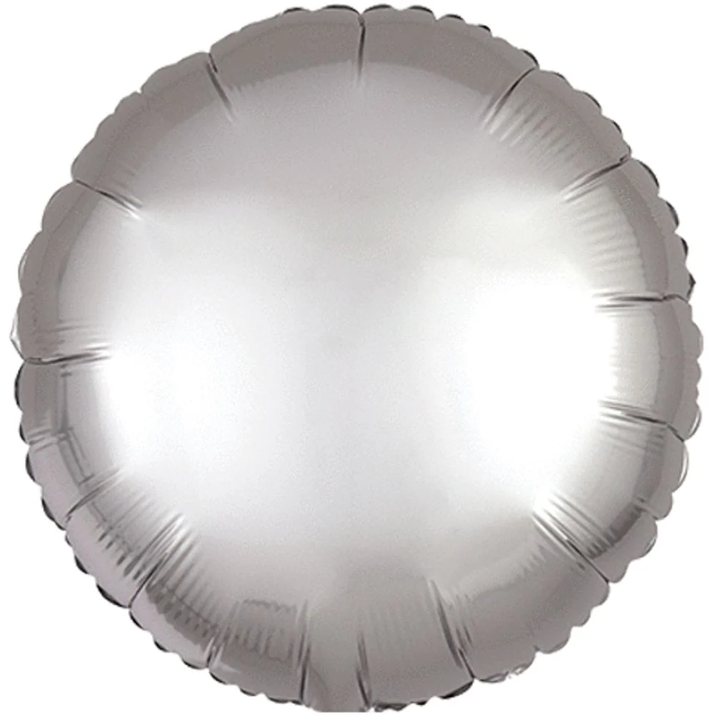 18" PLATINUM ROUND SATIN LUXE HX