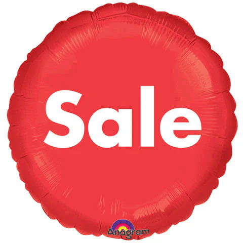 18" Sale Foil Balloon