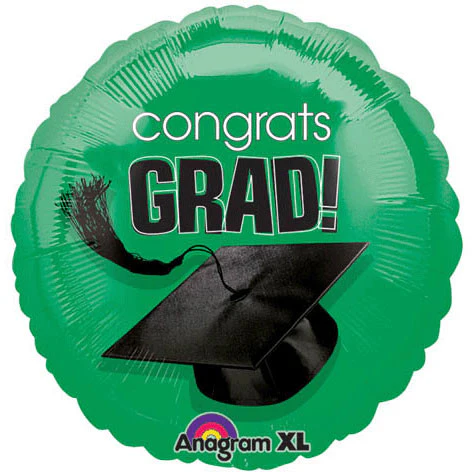 18" School Colors Green