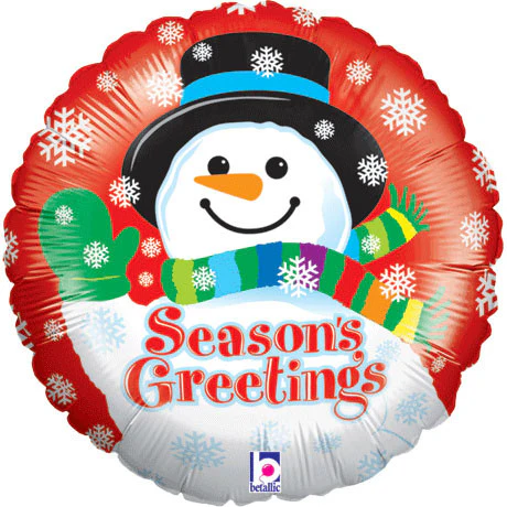 18" Snowman Greeting