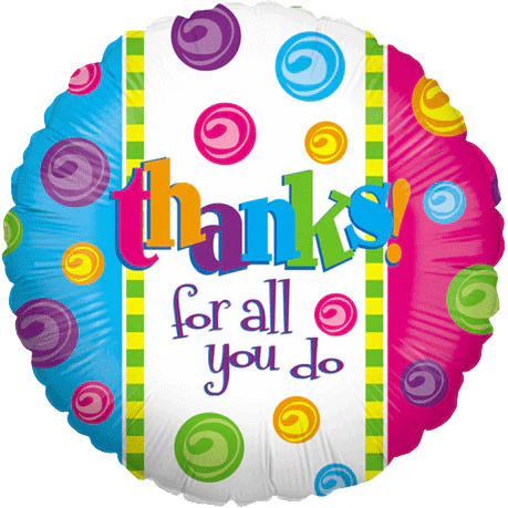 18" Thanks Marbles