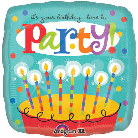 18" Time To Party Cake