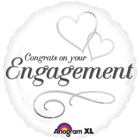 18" Two Hearts Engagement