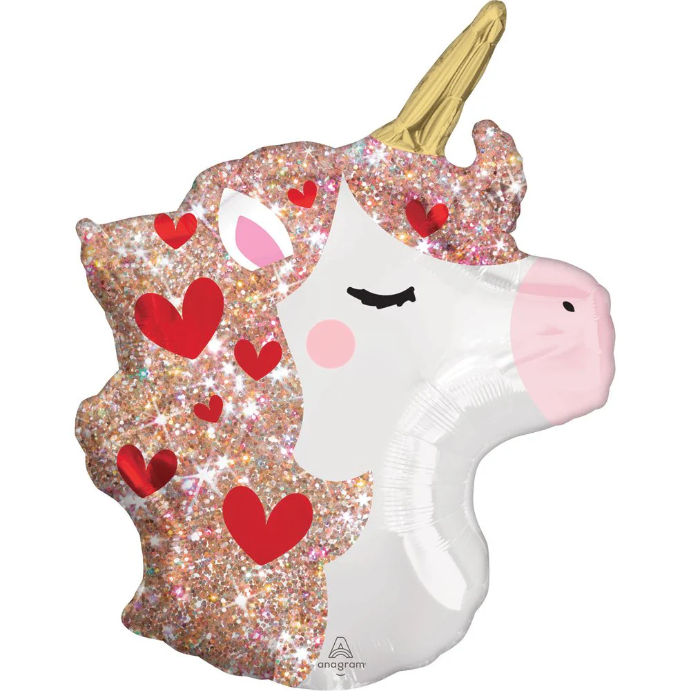 18" Unicorn Sparkles Shape Foil Balloon (1ct)