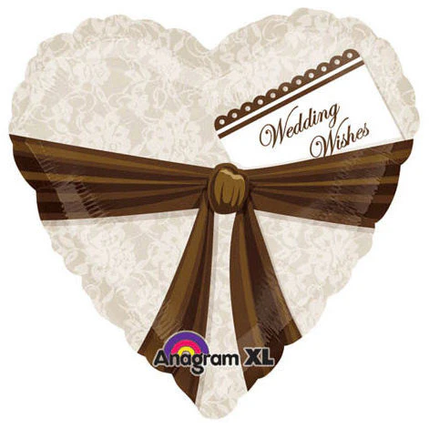 18" Wedding Wishes Bow