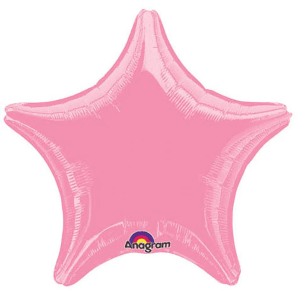 19" Metallic Pink Star Shape Balloon (1 ct)